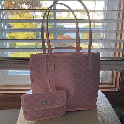 goyard pink bags|pink mini goyard bag.